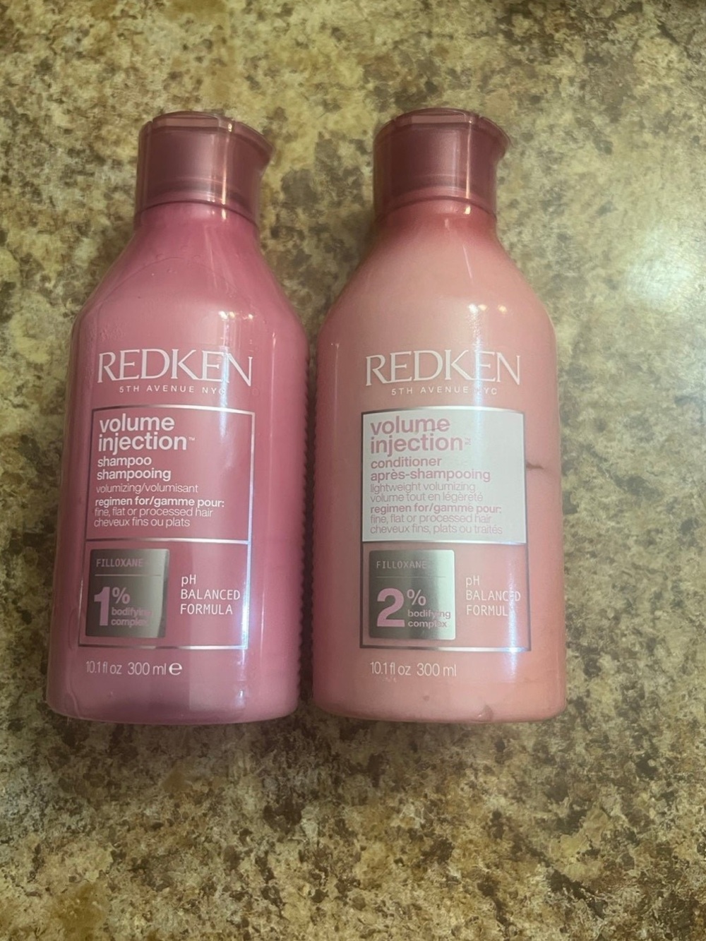 Redken Volume Injection Shampoo & Conditioner Duo - Light Pink